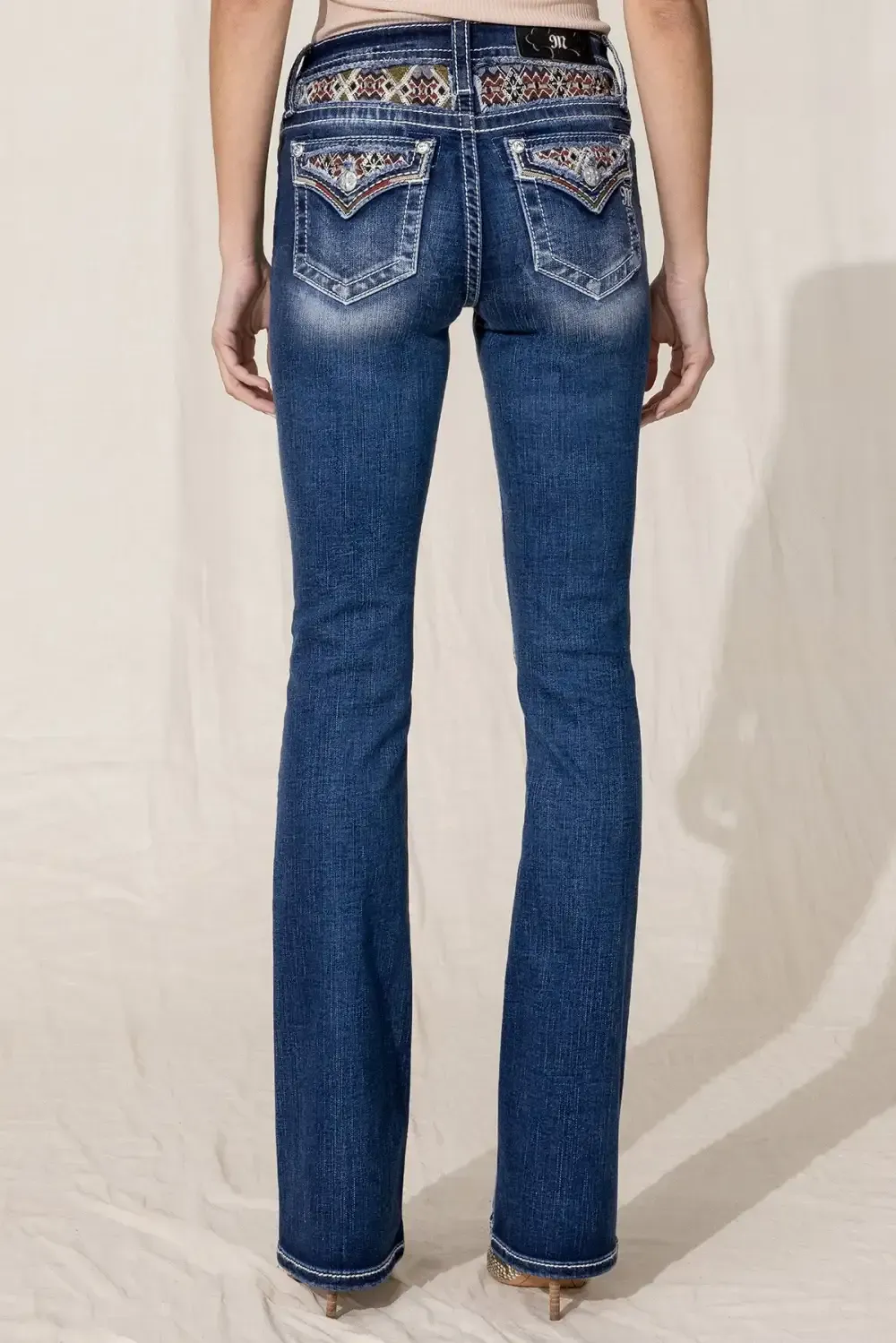 Retro Insert Bootcut Jeans