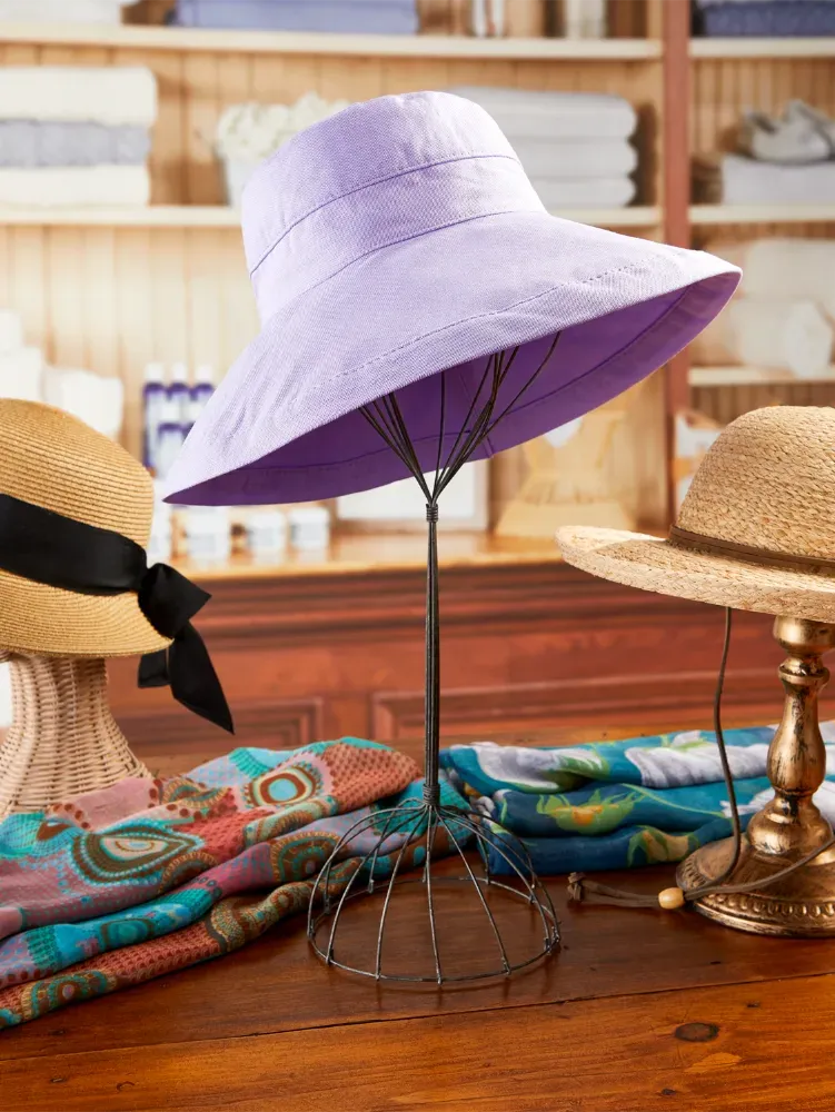 Women's Big-Brim Cotton Canvas Hat