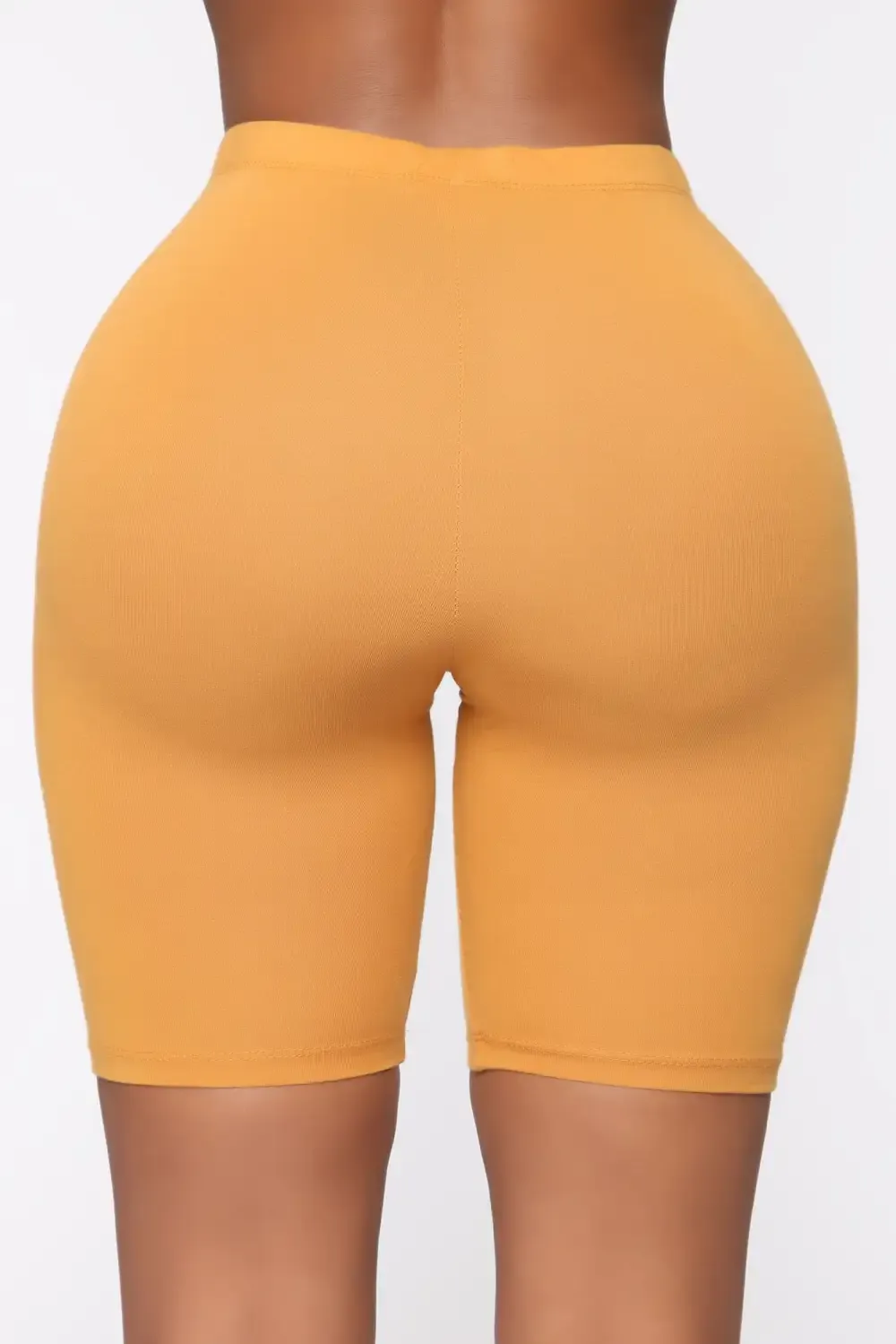 Natalee Biker Shorts - Mustard