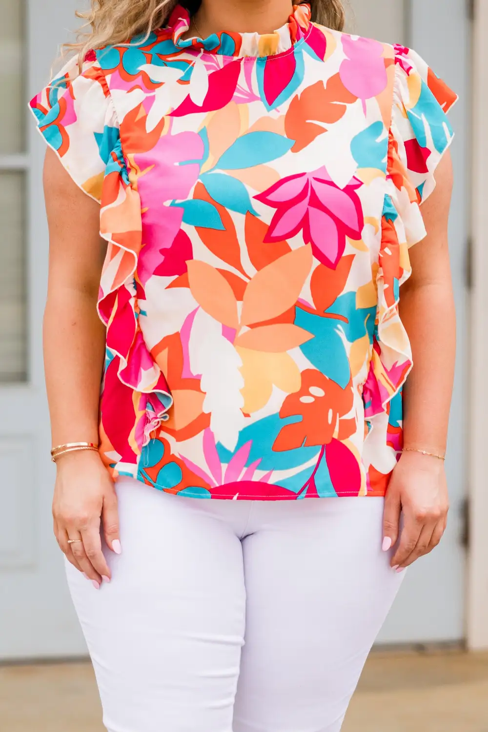 Kea Travels Top, Pink Multi