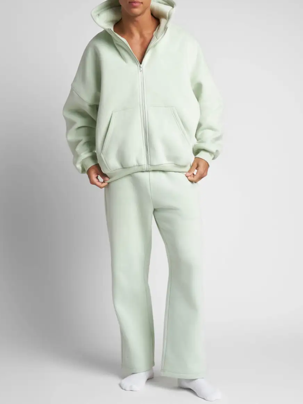 Pastel Zip Hoodie