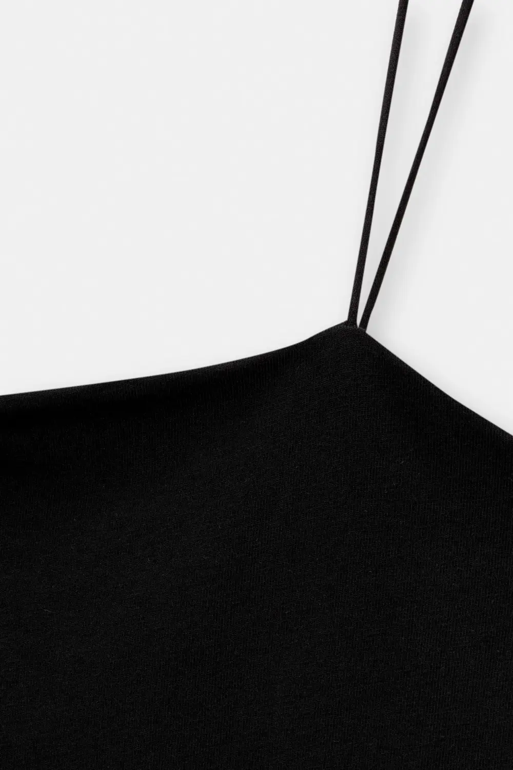 Strappy straight-cut top