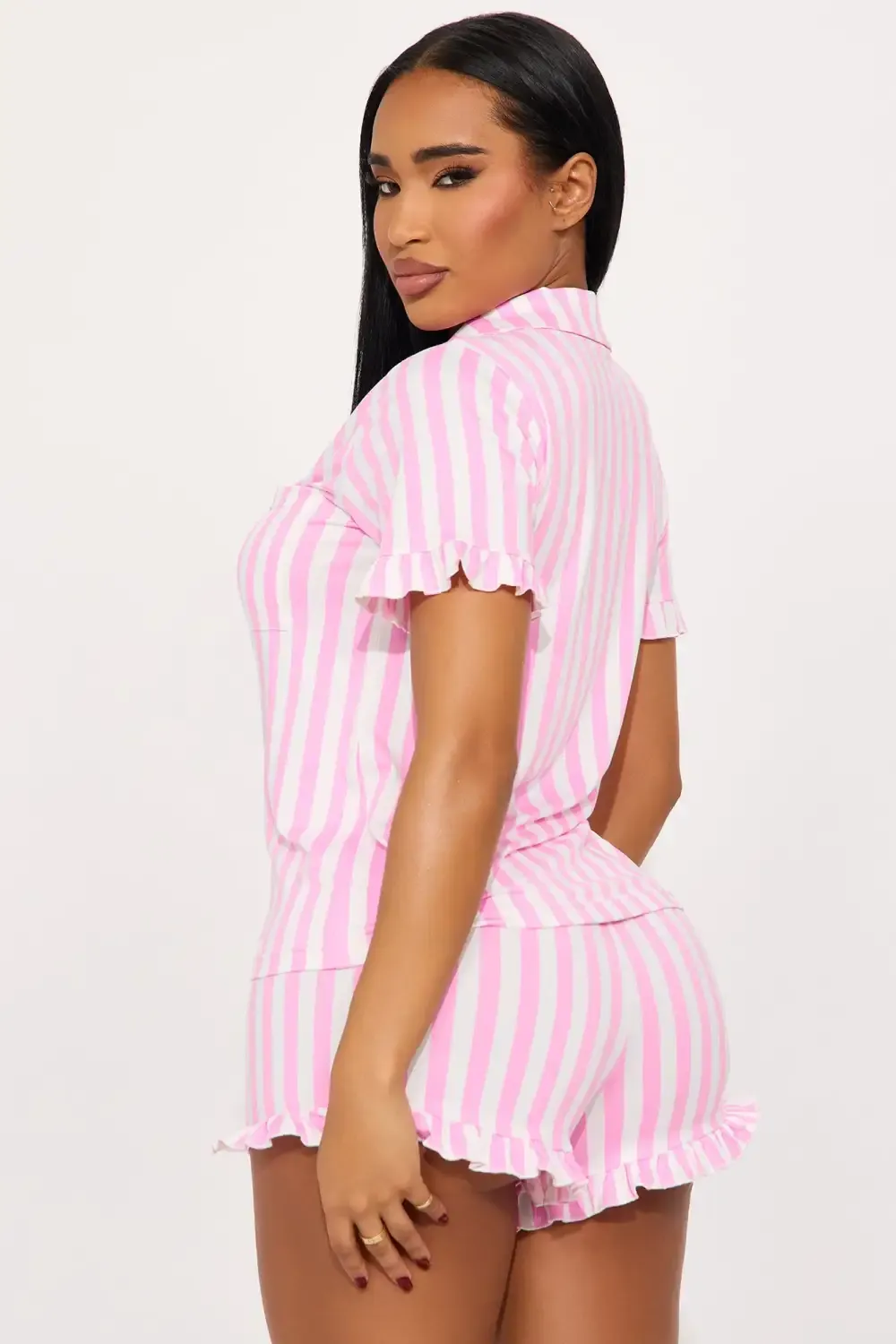 Sleeping All Day PJ Short Set - Pink
