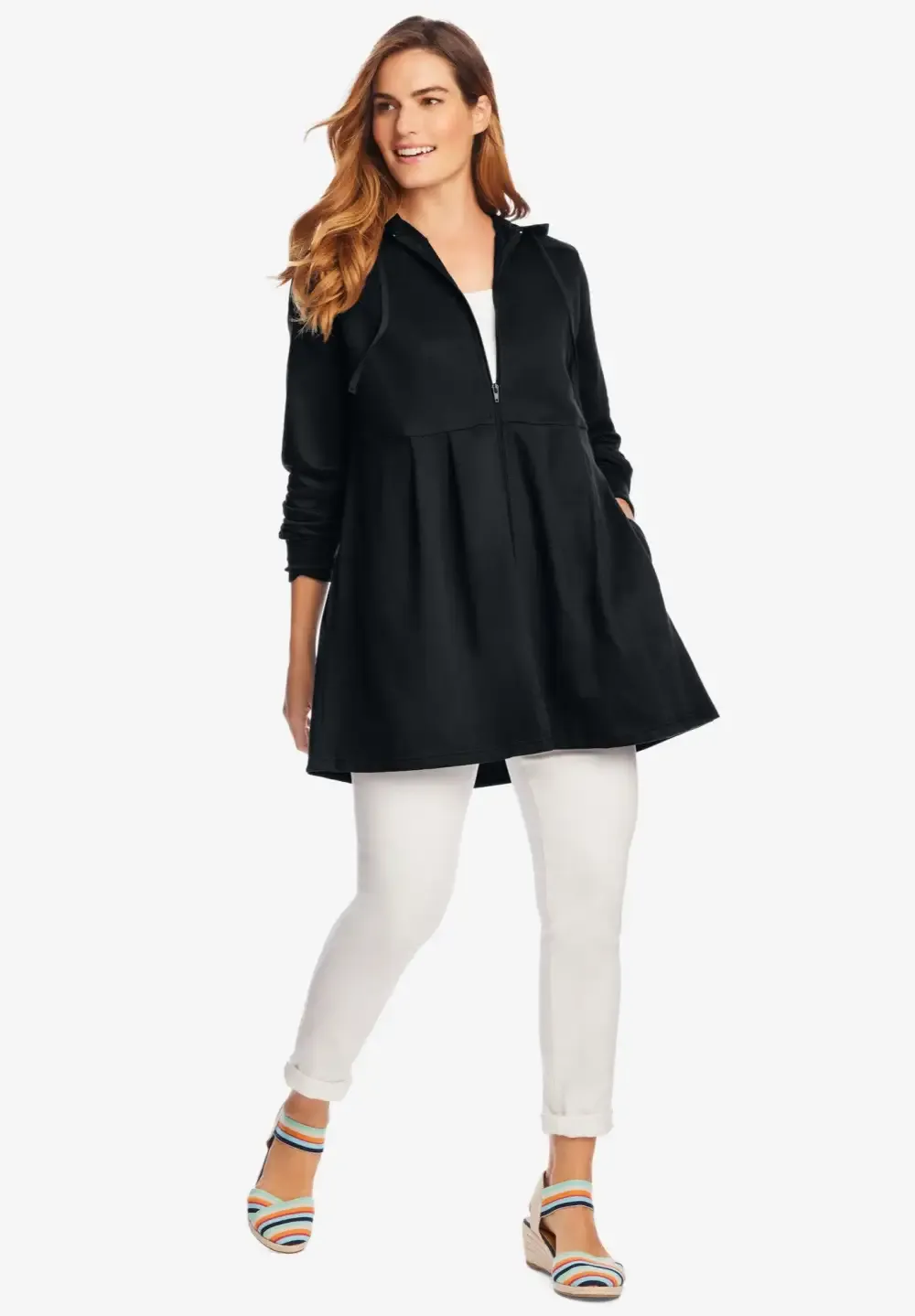French Terry Swing Jacket