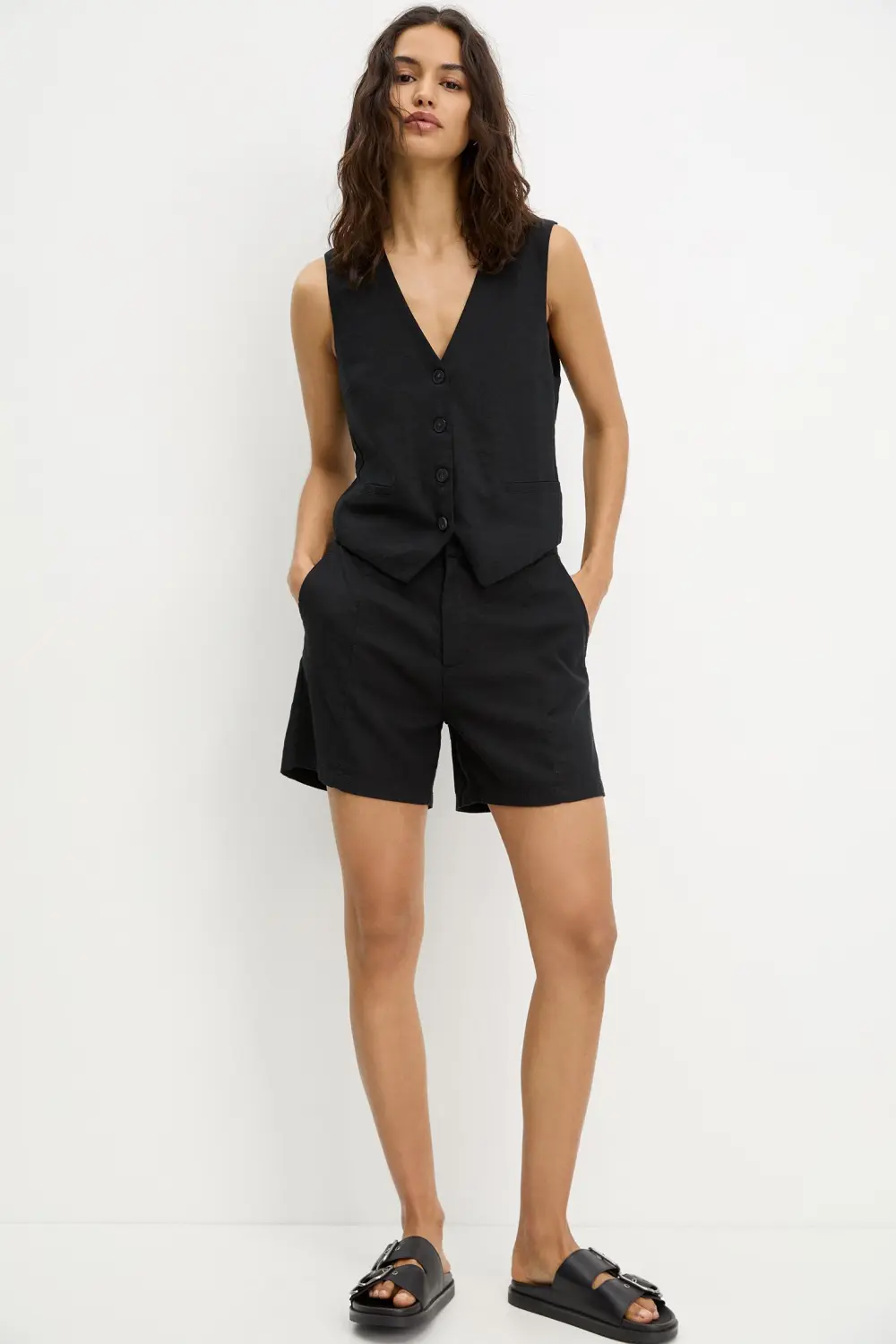Rustic suit vest