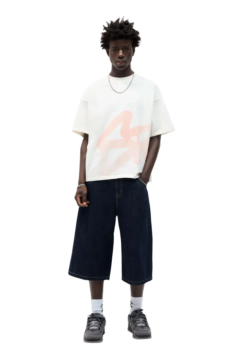 Short sleeve T-shirt with an STWD graphic