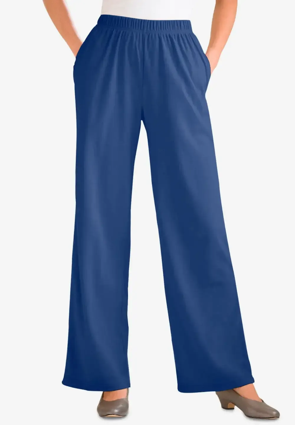 7-Day Knit Wide-Leg Pant