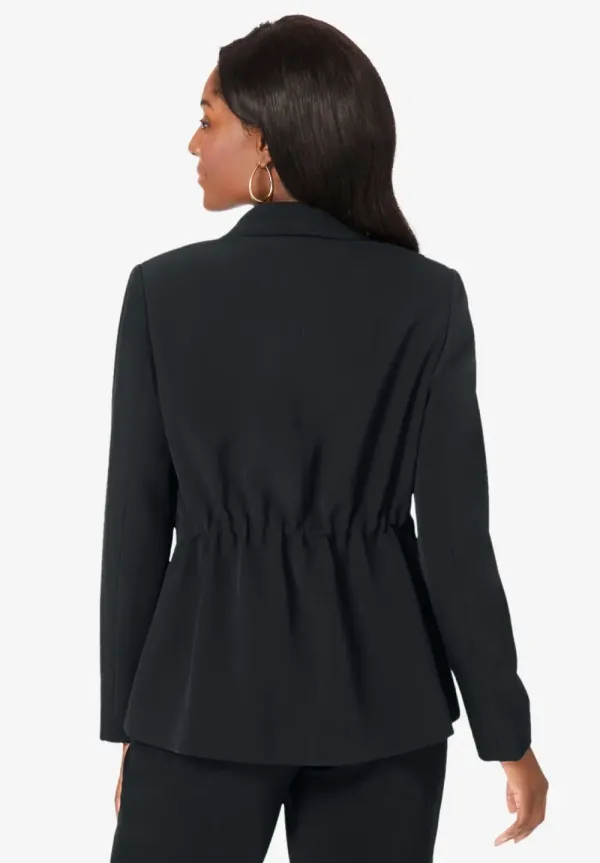 Cinch Back Bi-stretch Blazer
