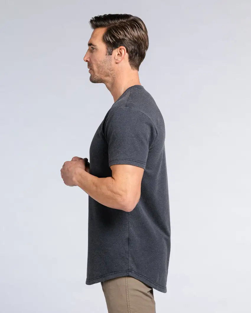 Drop-Cut V-Neck: Lux