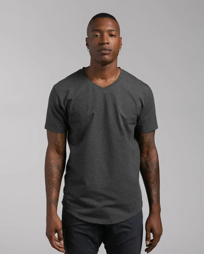 Drop-Cut V-Neck: Lux