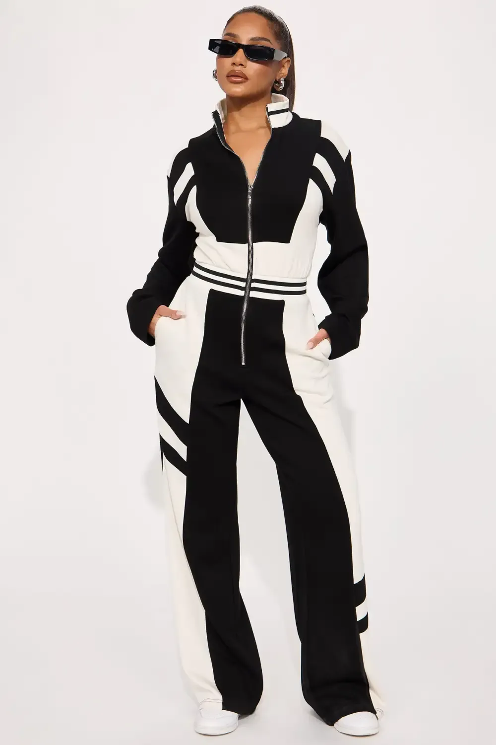 Running On Coffee Jumpsuit - Black/combo