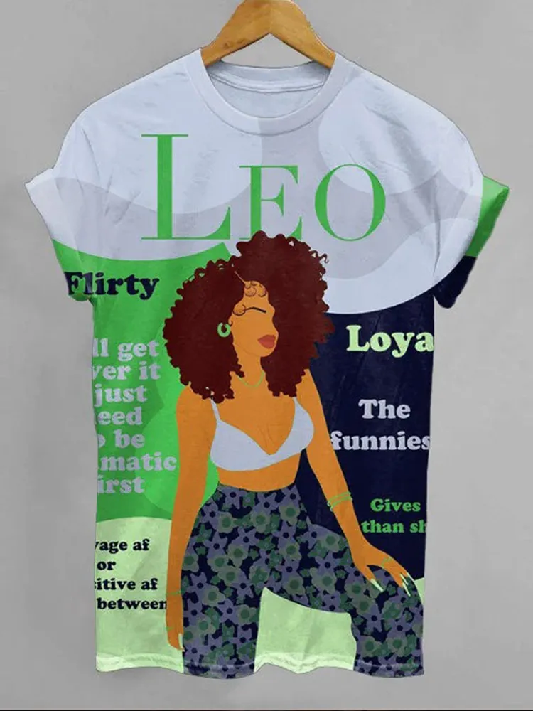 Leo Girly Season Unisex Short Sleeve Tshirt