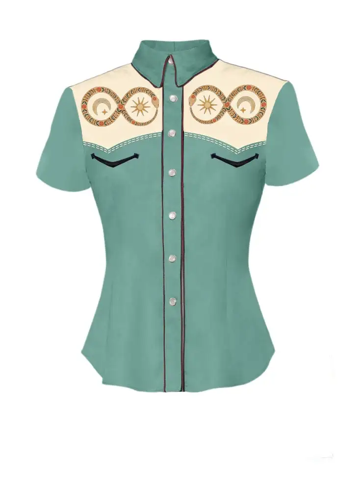 Women's Snake Infinite Loop Symbol Elements Shirt
