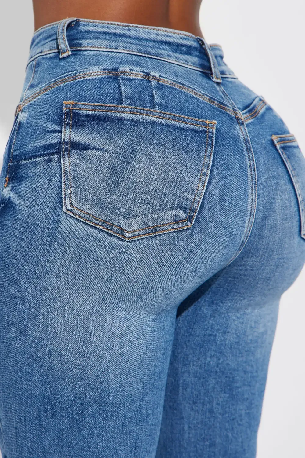 Work It Booty Lifter Stretch Skinny Jean - Medium Wash