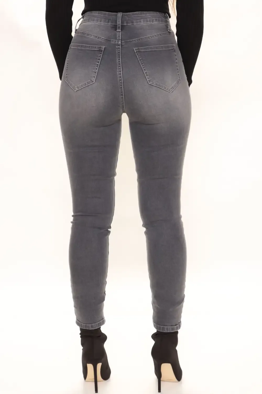 Jessica Skinny Jeans - Grey