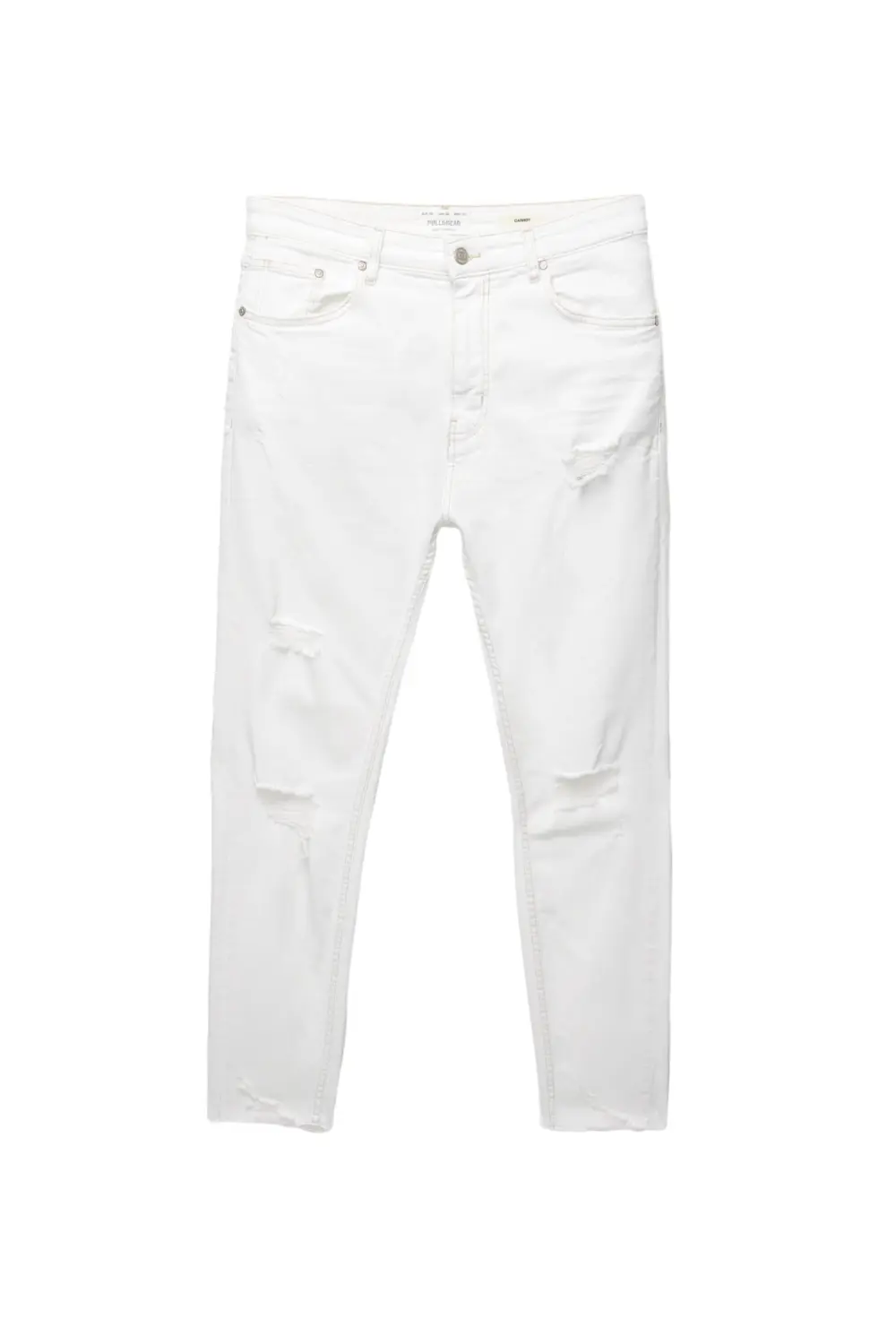 Ripped carrot fit jeans