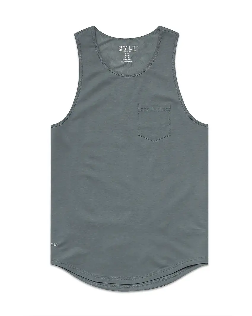 Lux Drop-Cut Pocket Tank