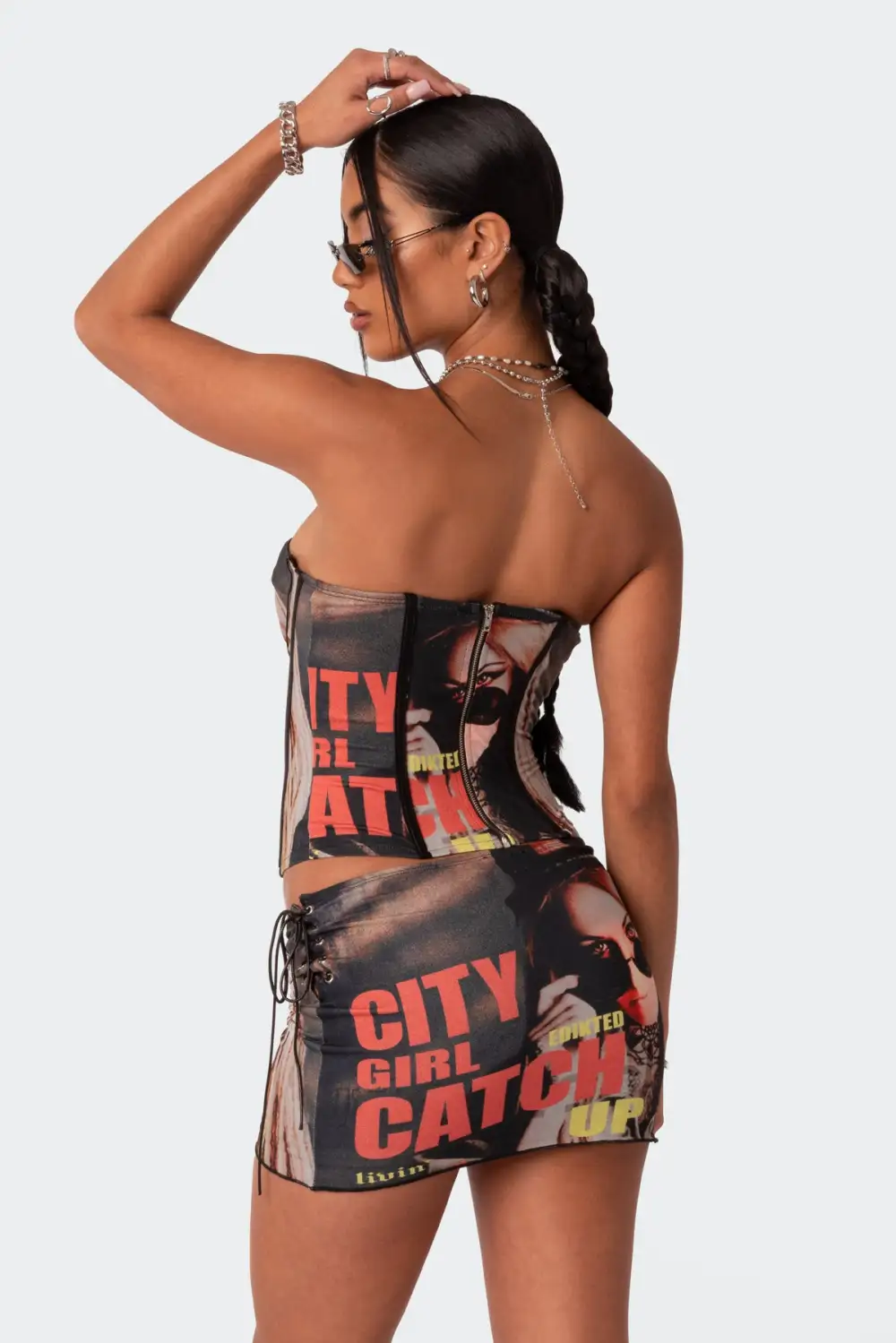 City Girl Printed Corset