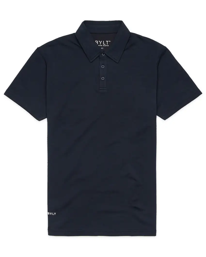 Lux Straight Hem Polo
