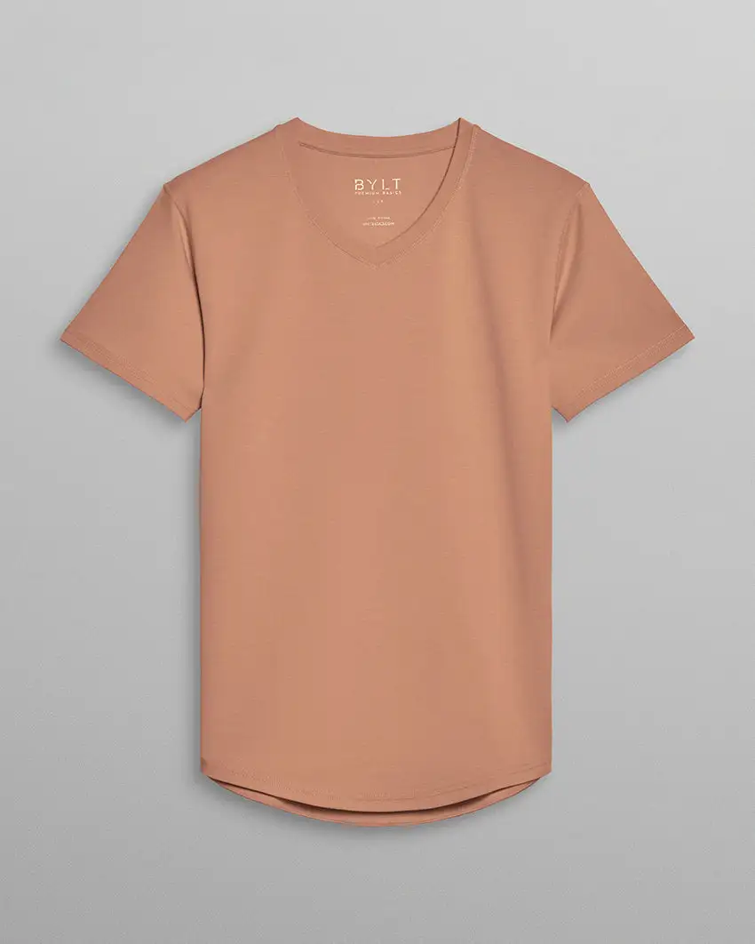 Drop-Cut V-Neck: Lux