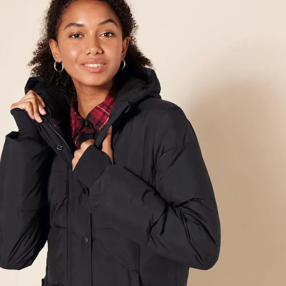 Women's Heavyweight Long-Sleeve Hooded Puffer Coat (Available in Plus Size)