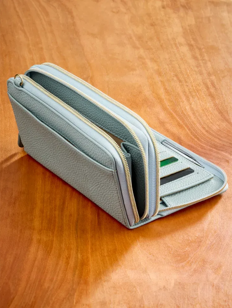 Everyday 3-in-1 Vegan Leather RFID-Blocking Wallet