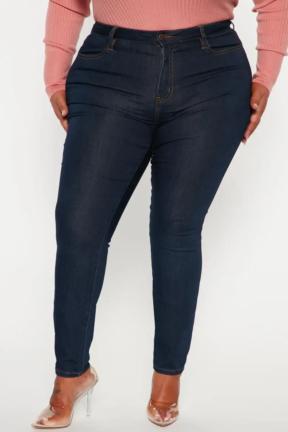 Tall Classic Mid Rise Skinny Jeans - Dark Denim