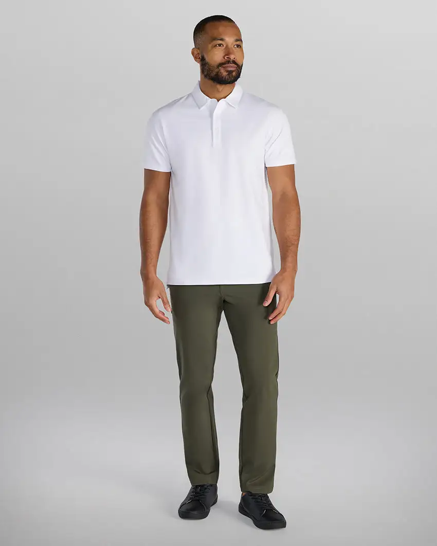 Lux Split Hem Polo