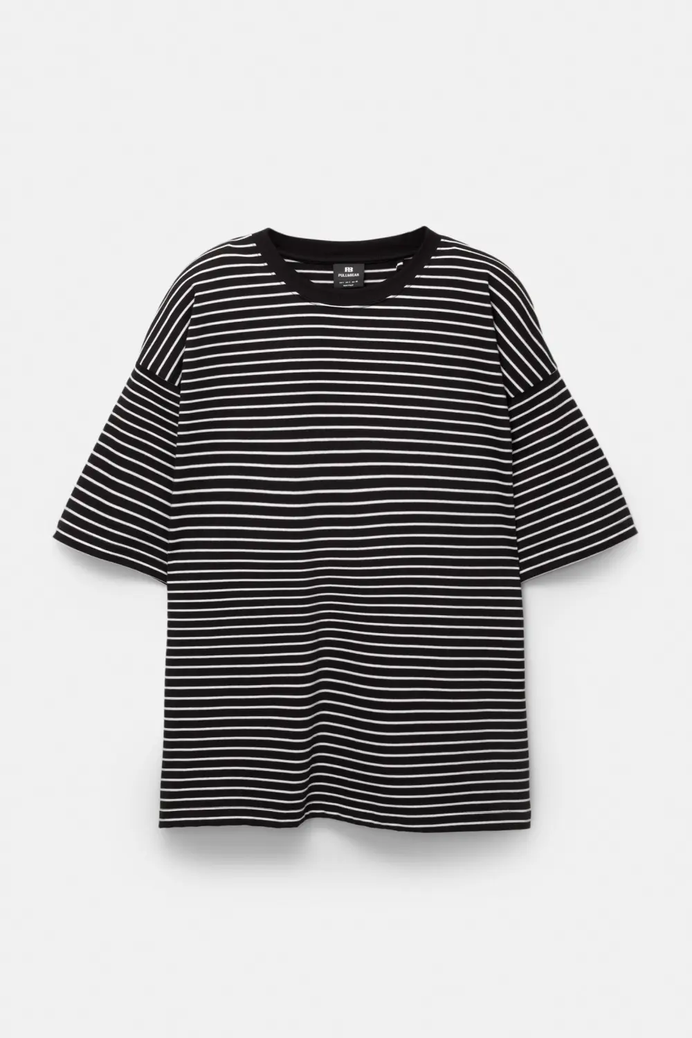 Striped boxy-fit T-shirt