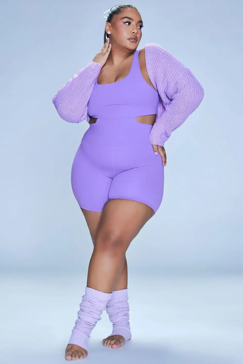 Rotation Super Soft Active Romper - Lavender