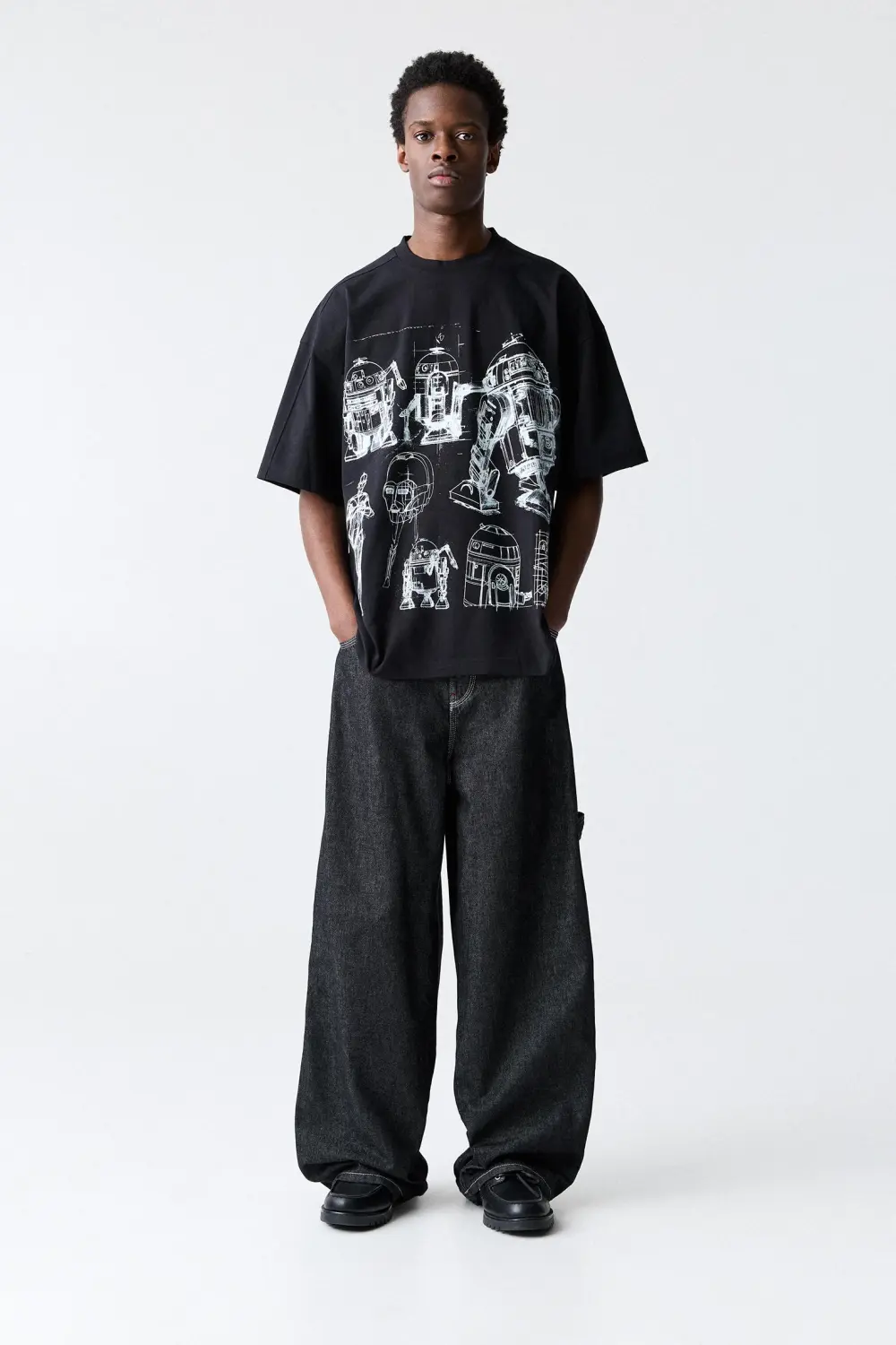 Black Star Wars T-shirt