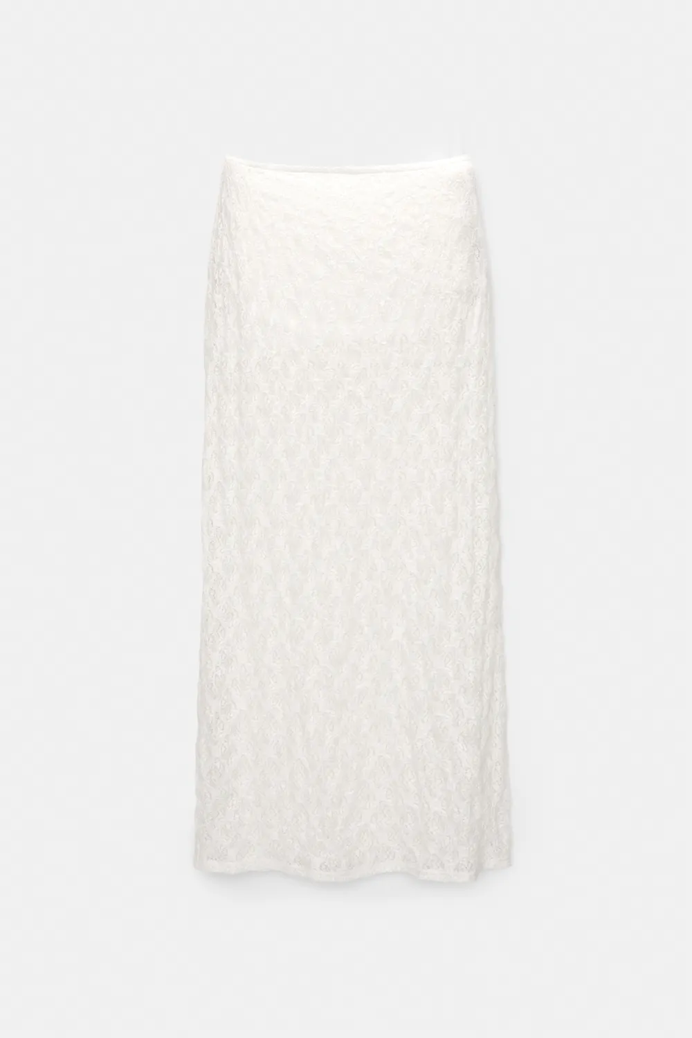 Falda midi encaje