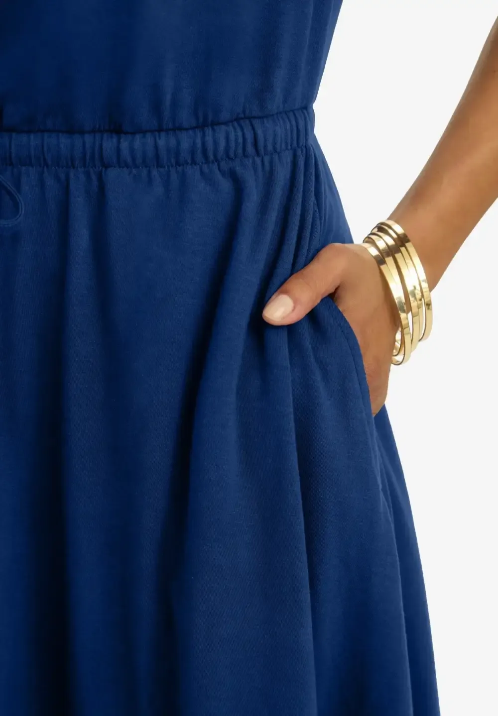 Drawstring Maxi Dress