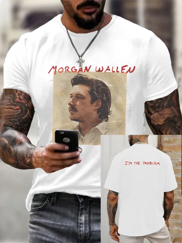 Men'S Morgan Wallen I Am The Problem Tour 2025 T-Shirt