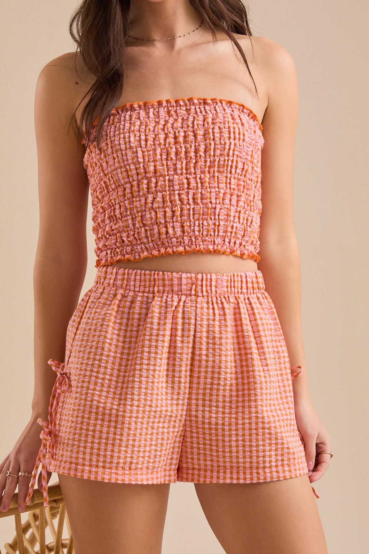 Gingham Shorts