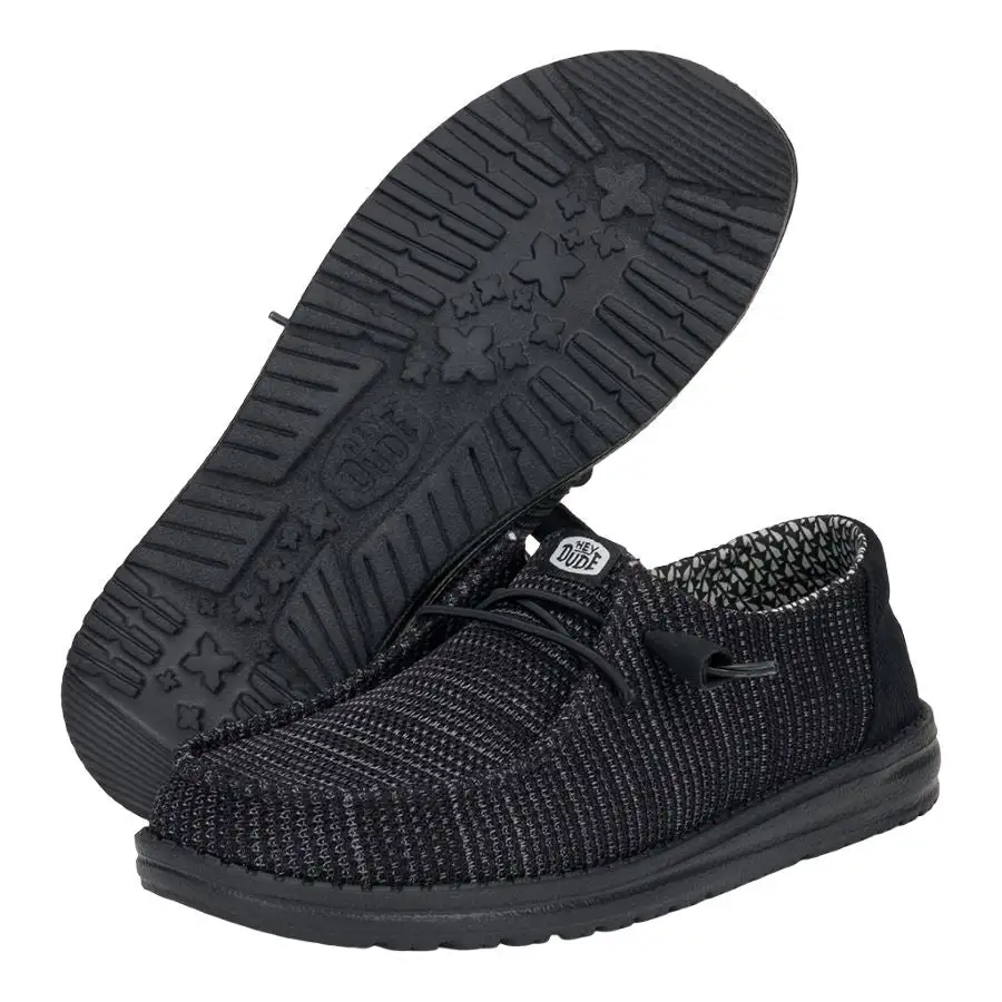 Wendy Stretch Sox Wide - Black/Black