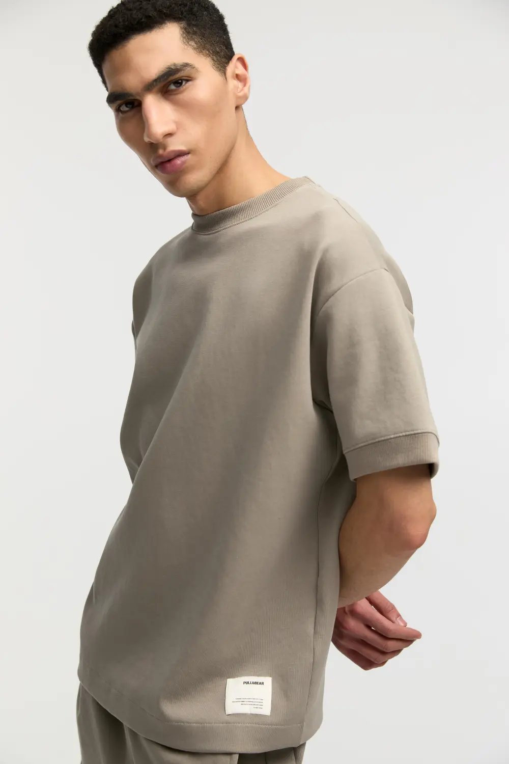 Short sleeve sweatshirt