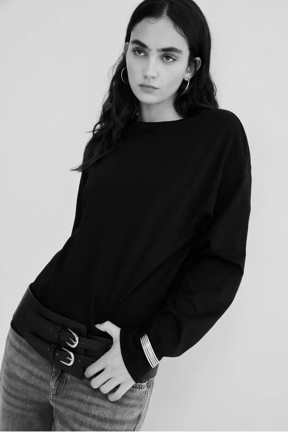 Camiseta manga larga oversize