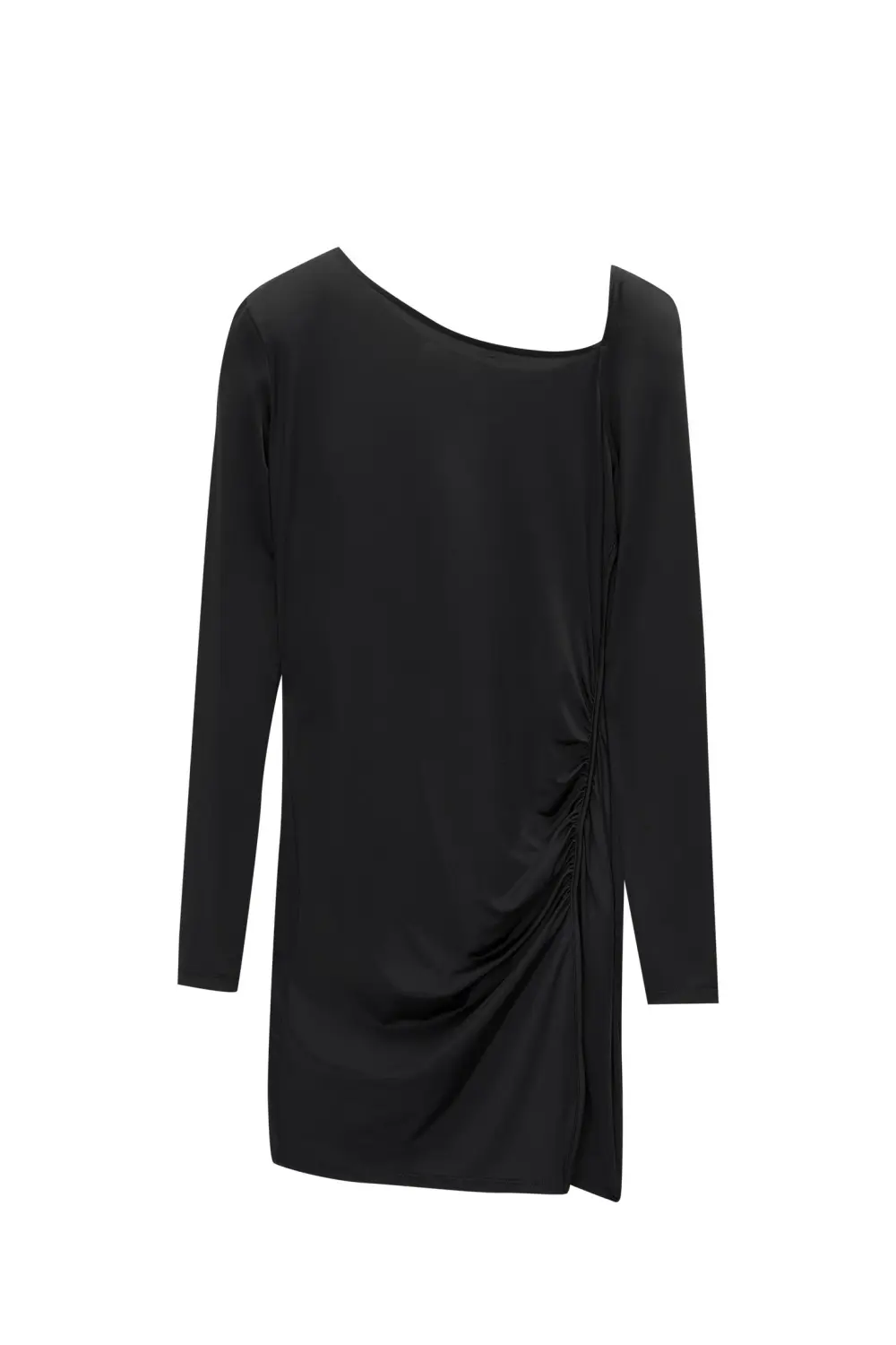 Vestido corto asimétrico