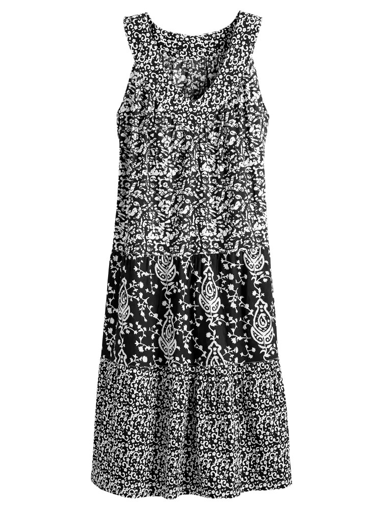 Sleeveless Tiered Muumuu Sundress