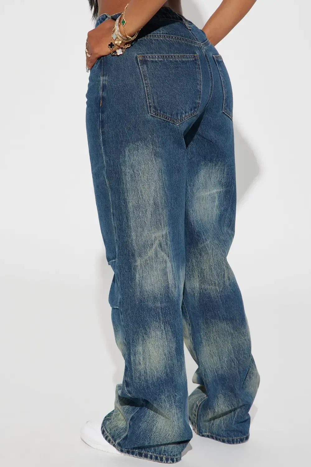 Love That For You Baggy Jeans - Dark Wash