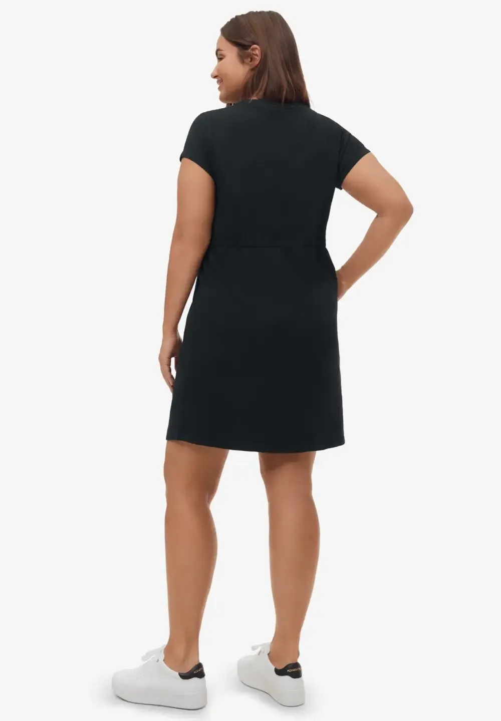 Knit Drawstring Dress