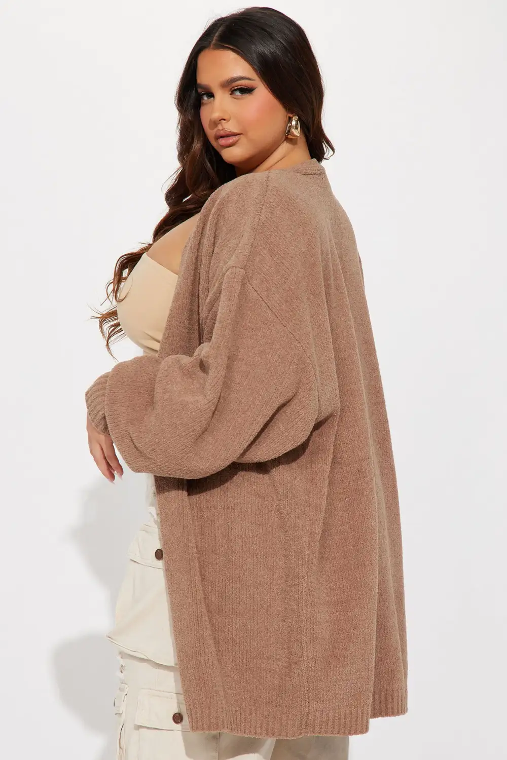 So Chic Cardigan - Brown