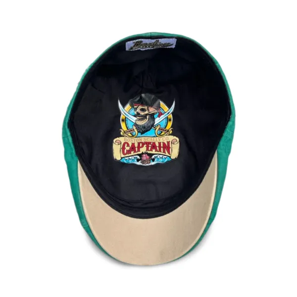 The Captain Boston Scally Cap - Seafoam Green