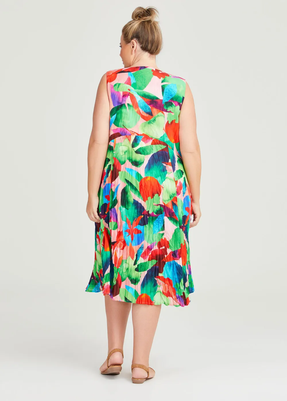 Cotton Bright Floral Dress