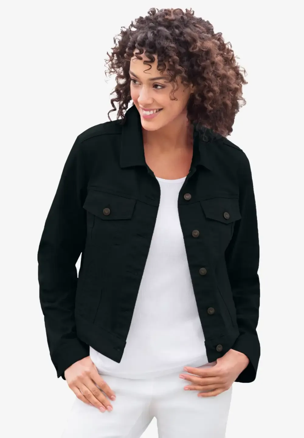 Stretch Denim Jacket