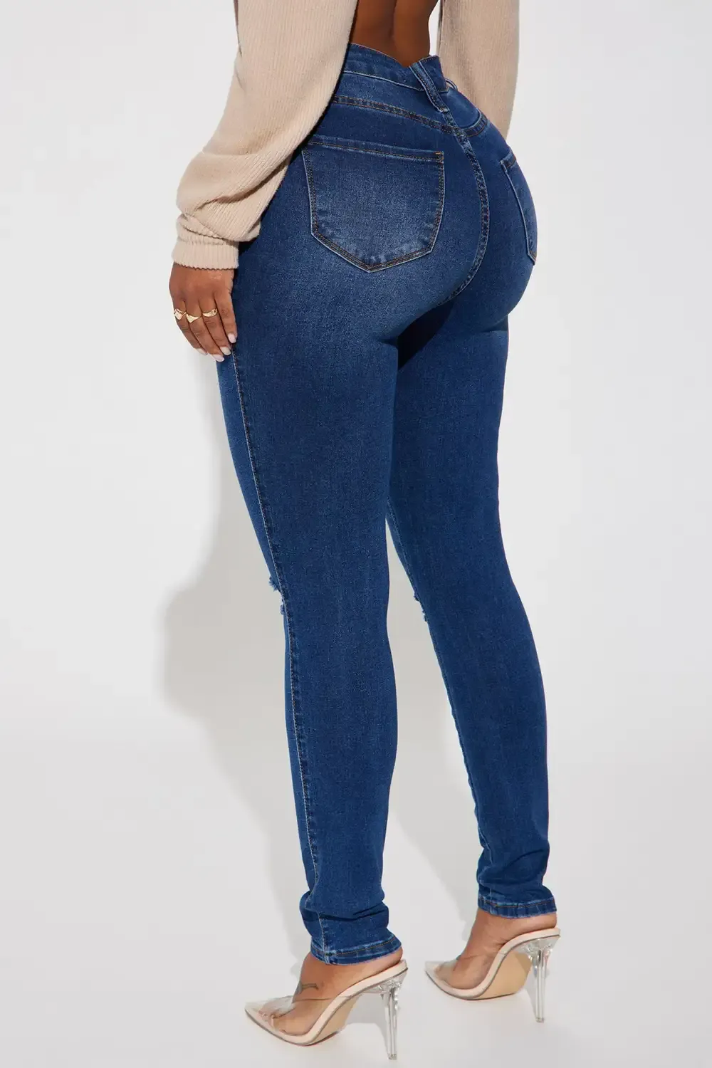 Replay It Stretch Skinny Jeans - Medium Wash