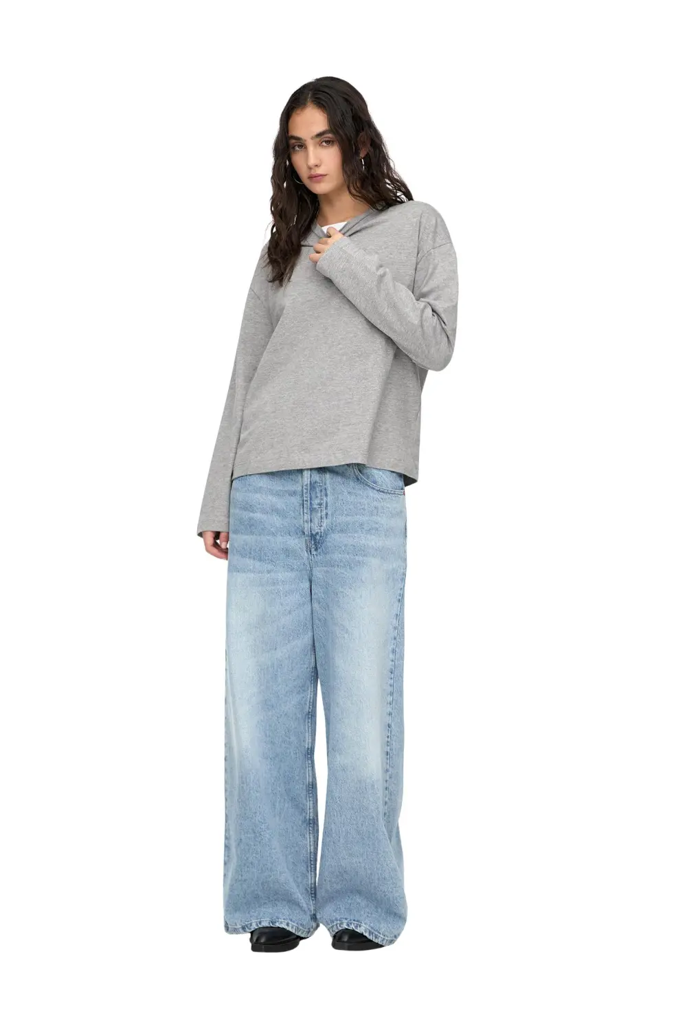 Camiseta manga larga oversize