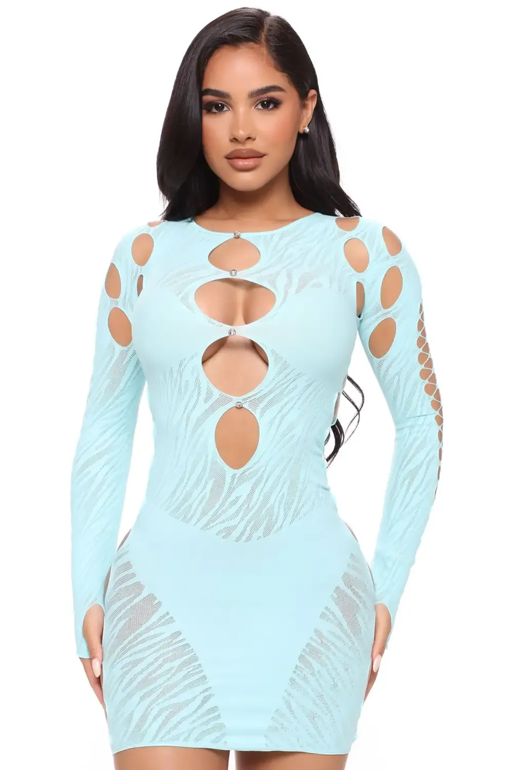 So Seamless Mini Dress - Mint