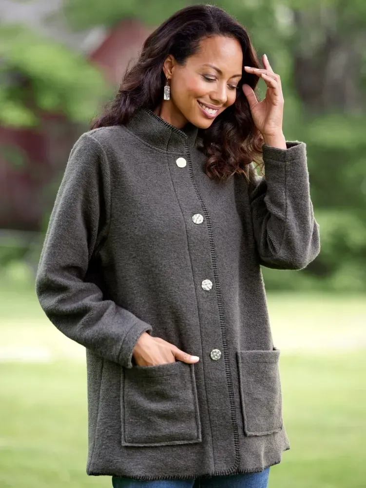 Women's Berber Wool Fleece Jacket